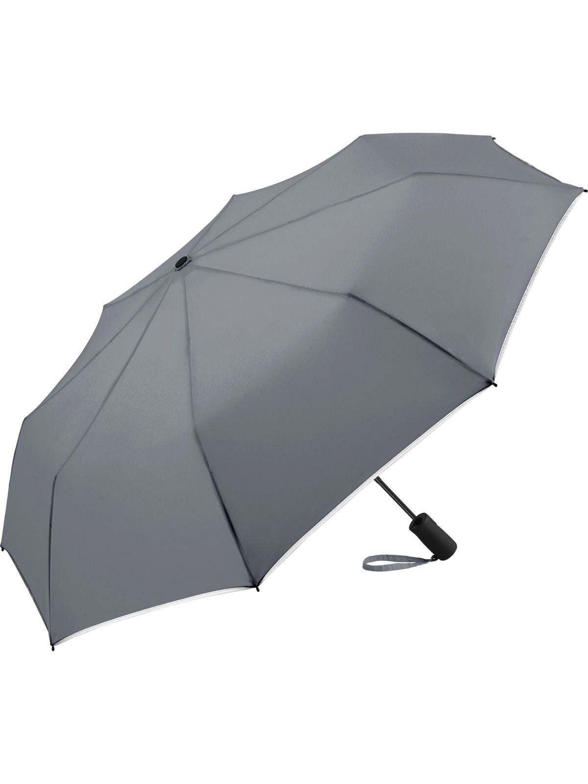 Mini umbrella ®-AC Plus Regenschirm – FAre – Farbe Grau – individuell veredelbar