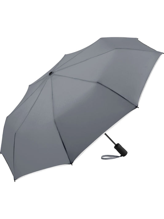 Mini umbrella ®-AC Plus Regenschirm – FAre – Farbe Grau – individuell veredelbar