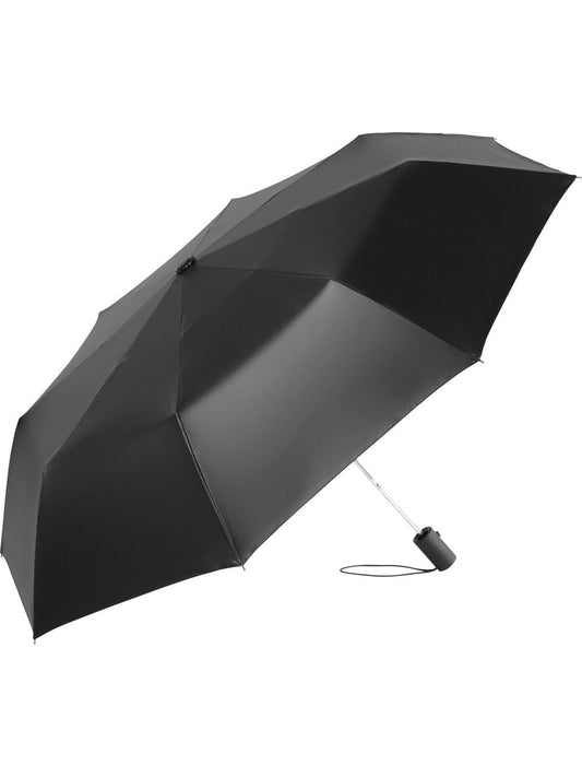 AC mini umbrella ®-Nature Herren Regenschirm – FAre – Farbe Black/Forest design – individuell veredelbar