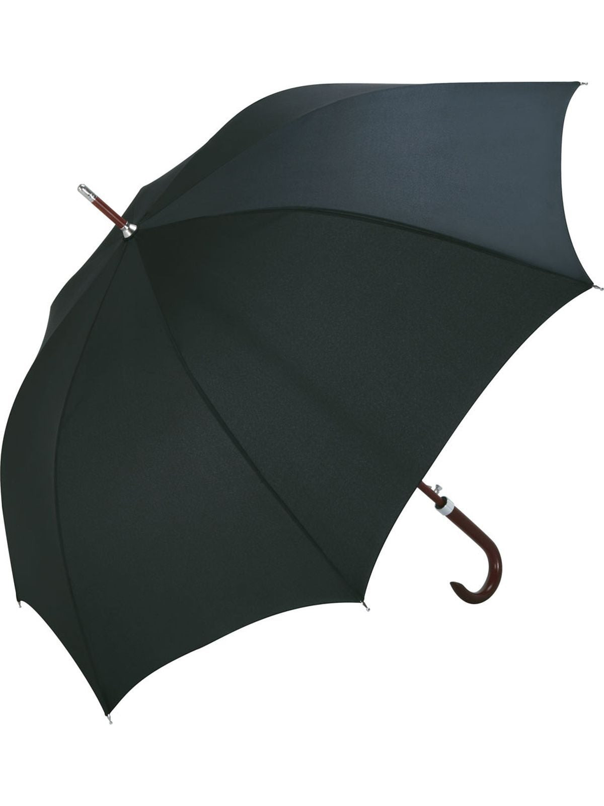 AC woodshaft golf umbrella ®-Collection Herren Regenschirm – FAre – Farbe Schwarz – individuell veredelbar