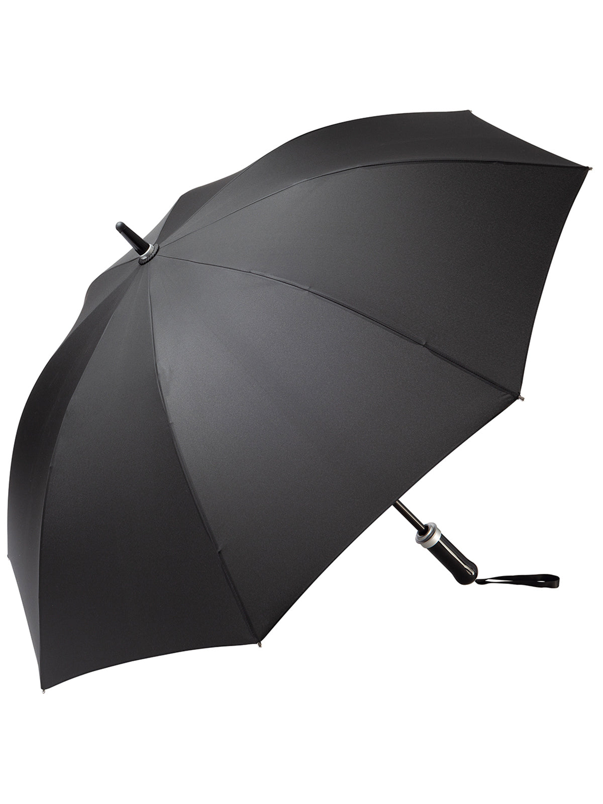 AC midsize umbrella ® RingOpener® Regenschirm – FAre – Farbe Black wS – individuell veredelbar