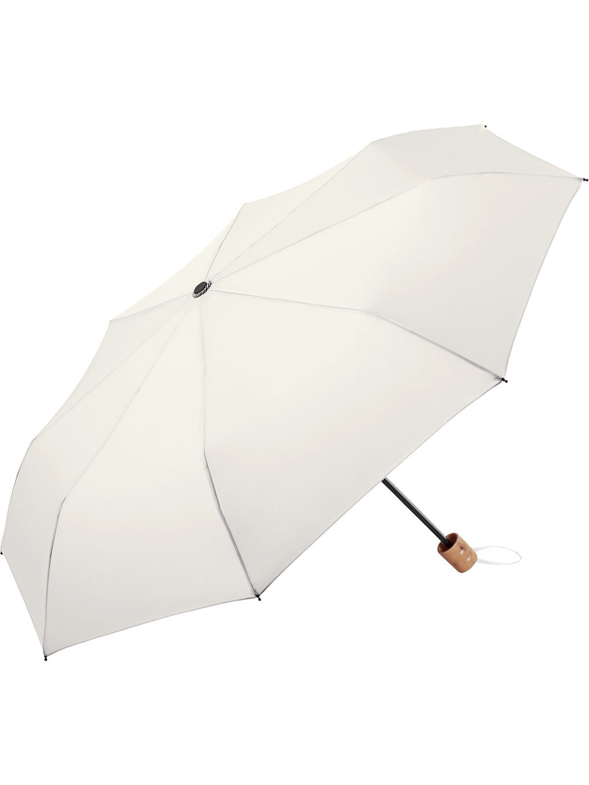 Mini Umbrella ÖkoBrella Shopping Regenschirm – FAre – Farbe Natural White ws – individuell veredelbar