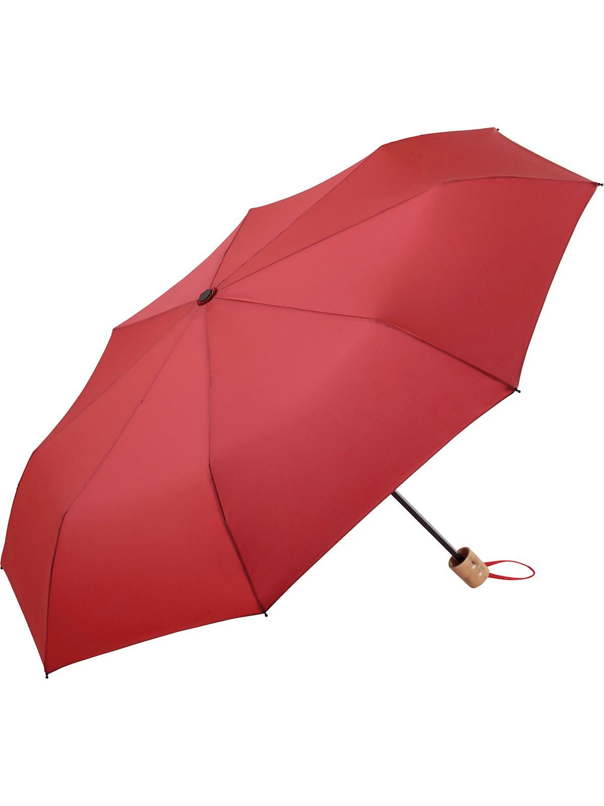 Mini Umbrella ÖkoBrella Shopping Regenschirm – FAre – Farbe Red ws – individuell veredelbar