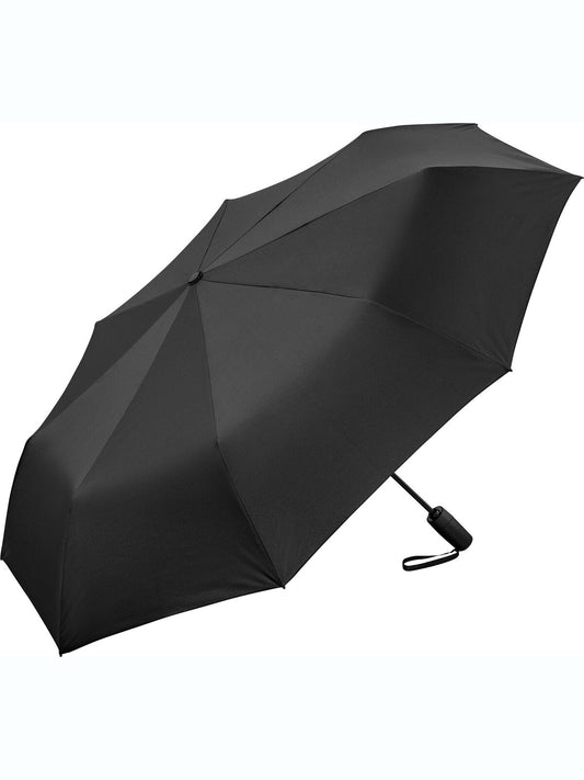 TARE ® BlackShield Case Edition pocket umbrella Regenschirm – FAre – Farbe Black wS – individuell veredelbar