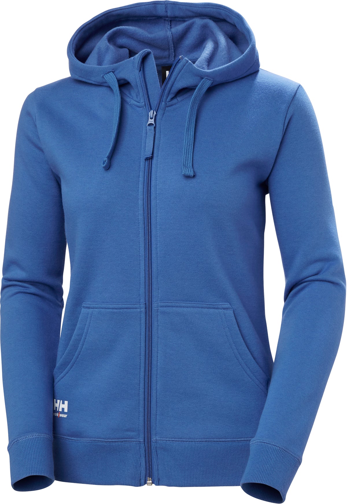 Damen-Sweatjacke Classic 79323 mit Kapuze – Steinblau