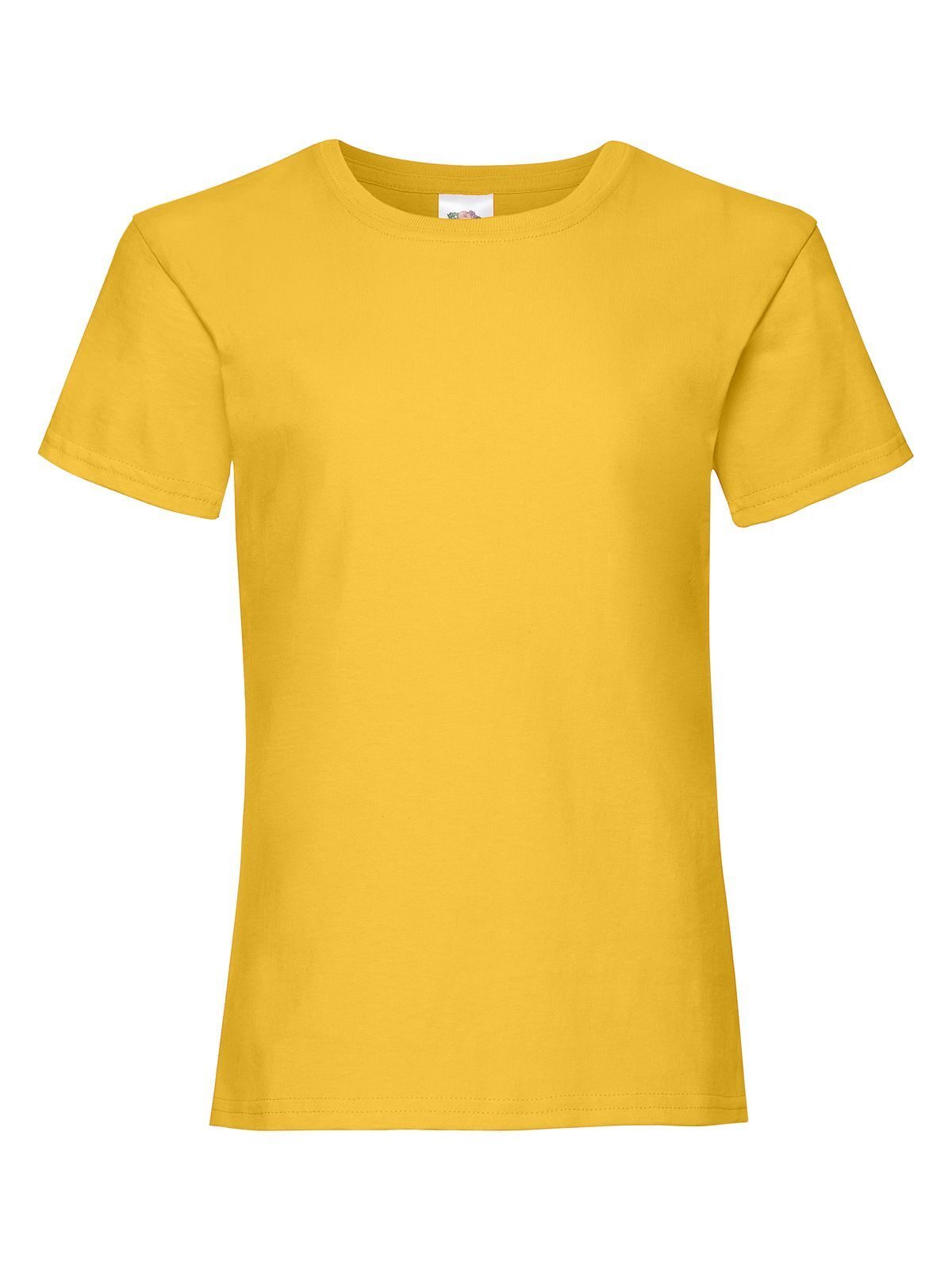 Girls Valueweight T T-Shirt – Fruit of the Loom – Farbe sunflower – individuell veredelbar