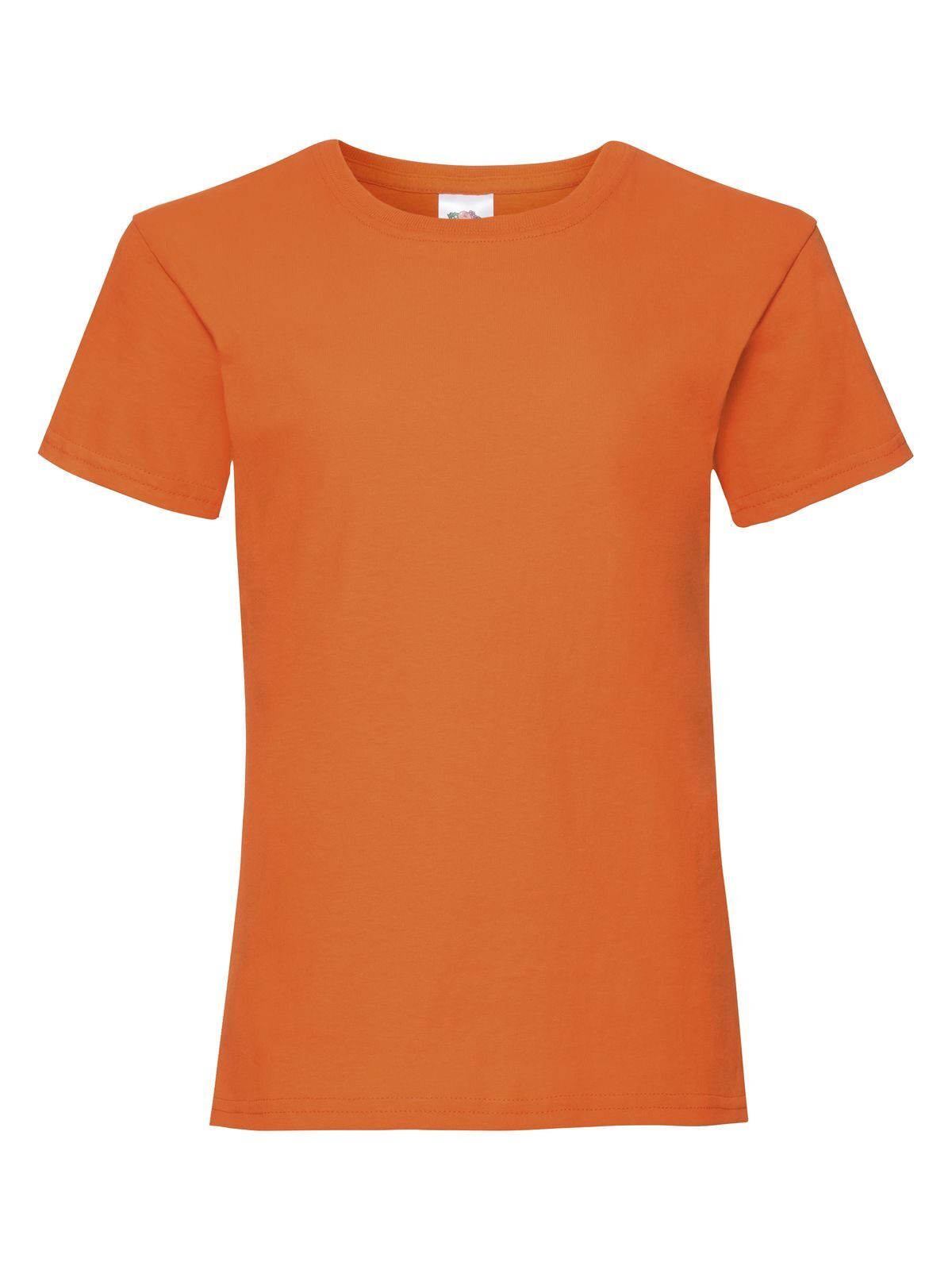 Girls Valueweight T T-Shirt – Fruit of the Loom – Farbe Orange – individuell veredelbar