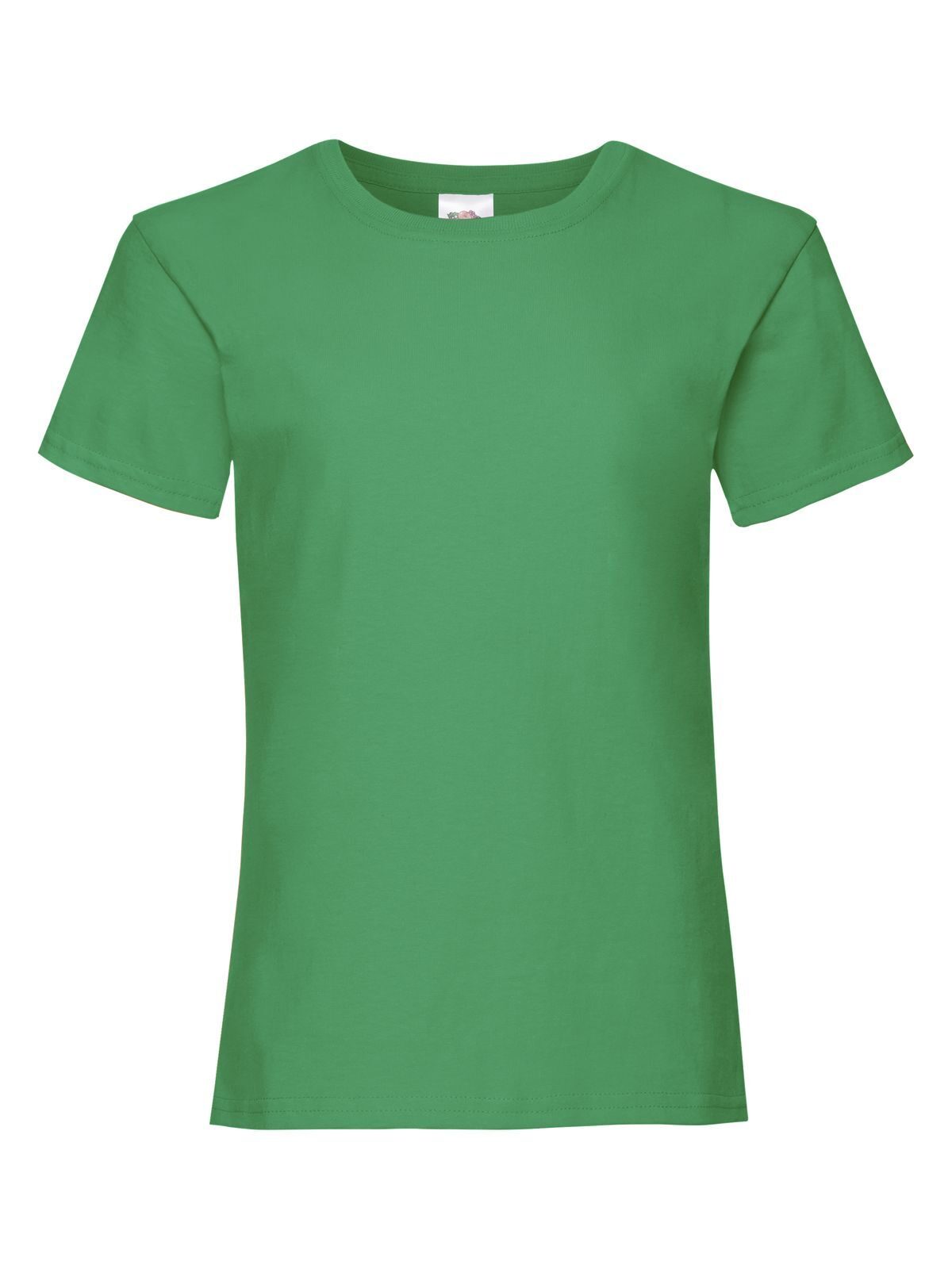 Girls Valueweight T T-Shirt – Fruit of the Loom – Farbe Kellygrün – individuell veredelbar