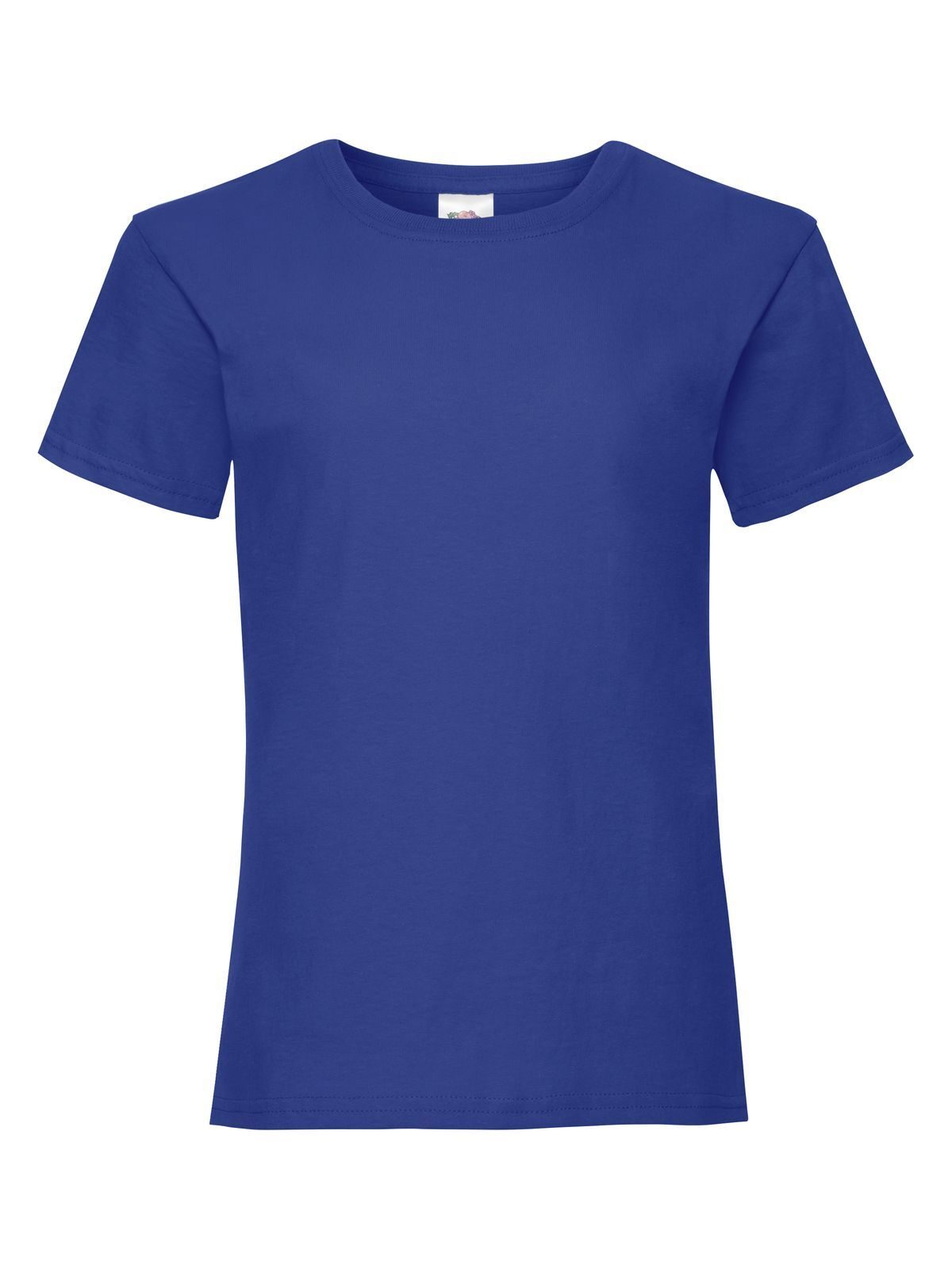 Girls Valueweight T T-Shirt – Fruit of the Loom – Farbe Royalblau – individuell veredelbar