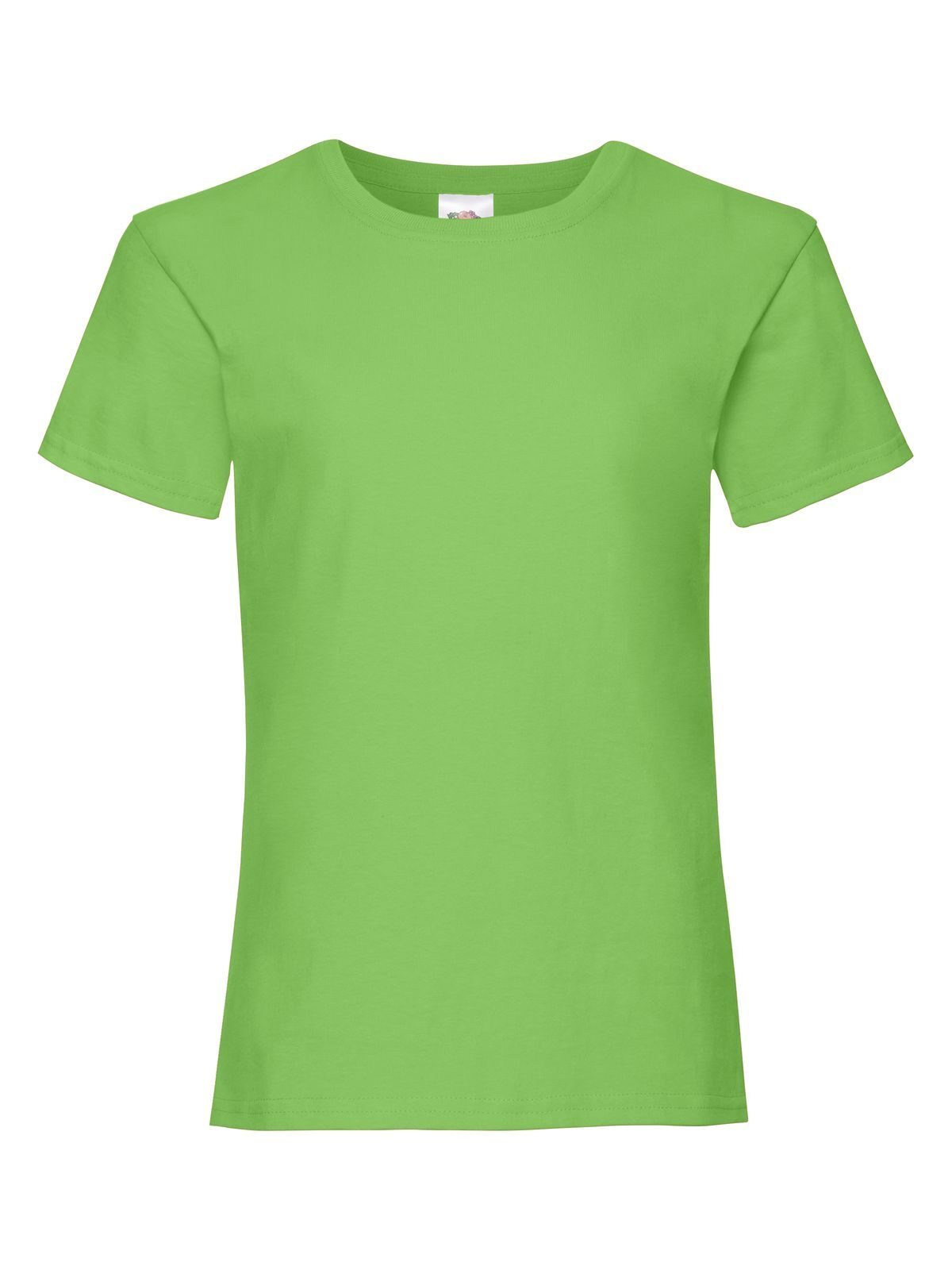 Girls Valueweight T T-Shirt – Fruit of the Loom – Farbe Lime – individuell veredelbar