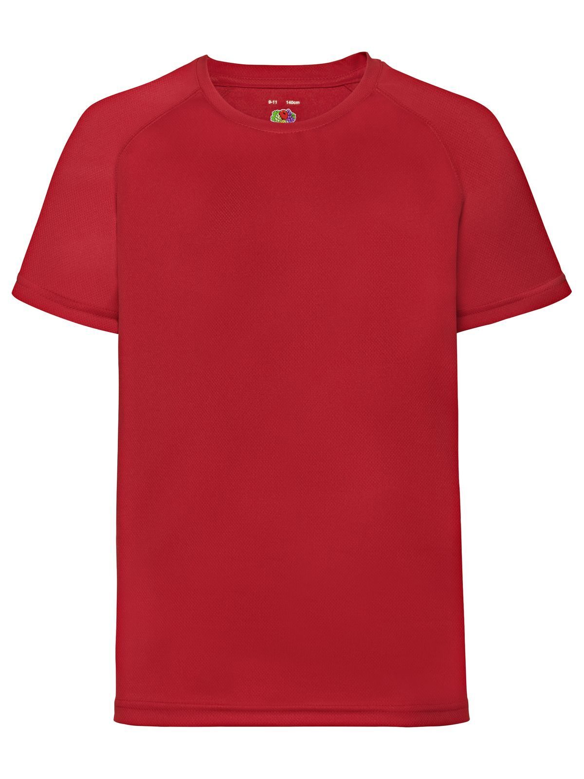 Performance T Kinder T-Shirt – Fruit of the Loom – Farbe Rot – individuell veredelbar