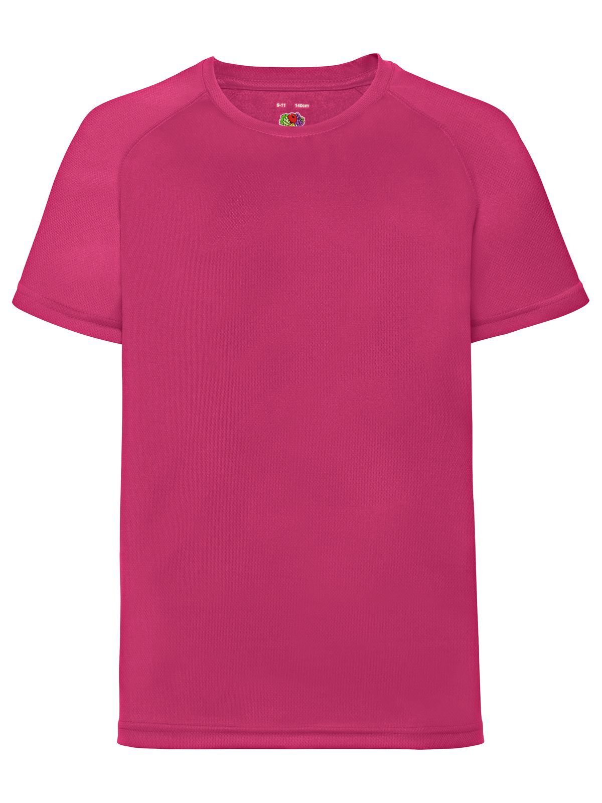 Performance T Kinder T-Shirt – Fruit of the Loom – Farbe Fuchsia – individuell veredelbar