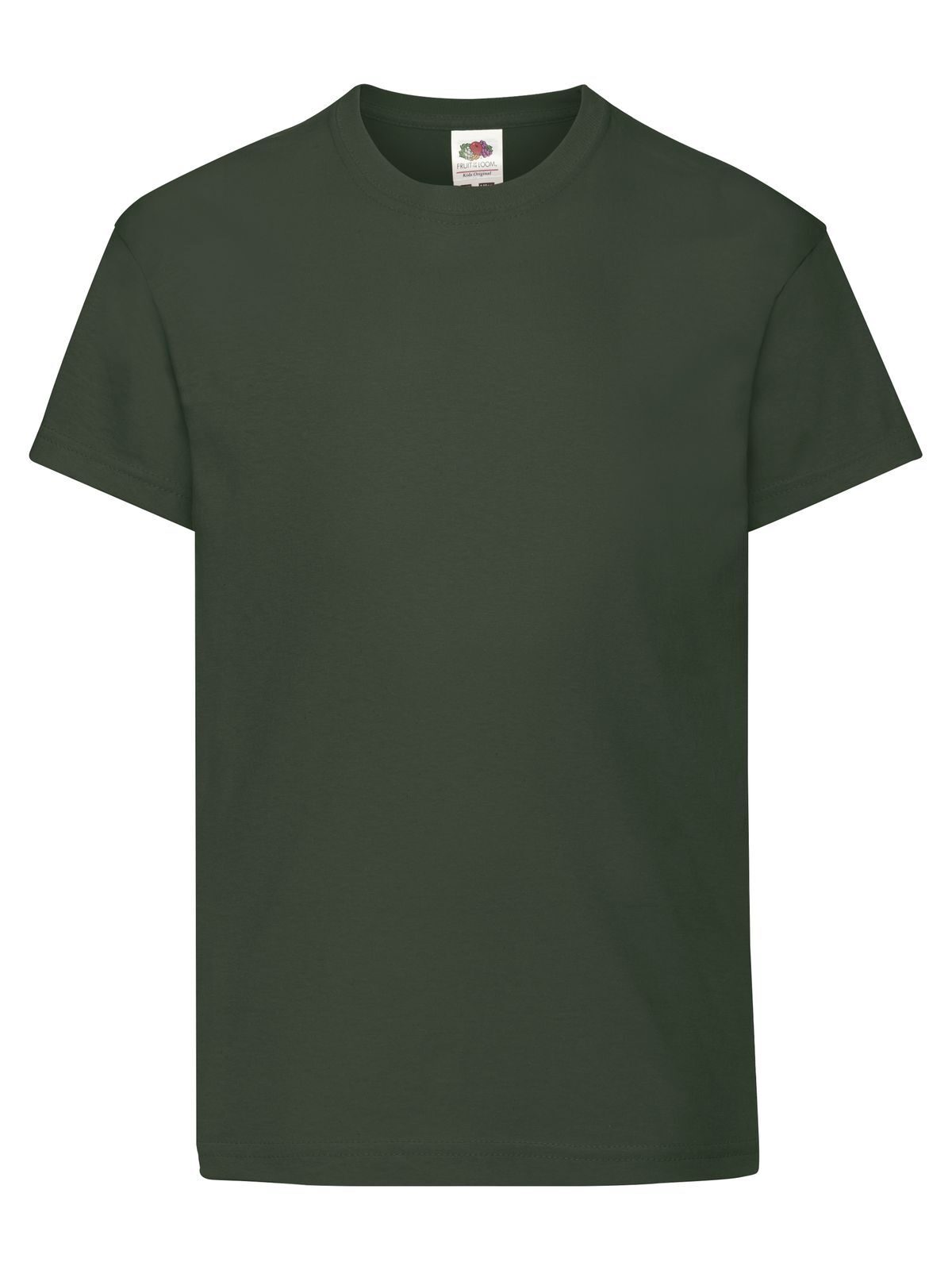 Original T Kinder T-Shirt – Fruit of the Loom – Farbe bottle green – individuell veredelbar