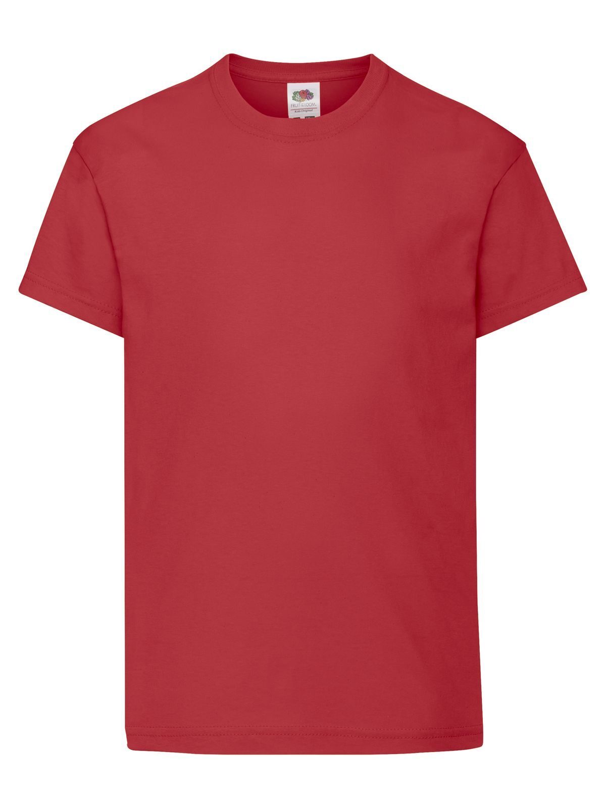 Original T Kinder T-Shirt – Fruit of the Loom – Farbe Rot – individuell veredelbar