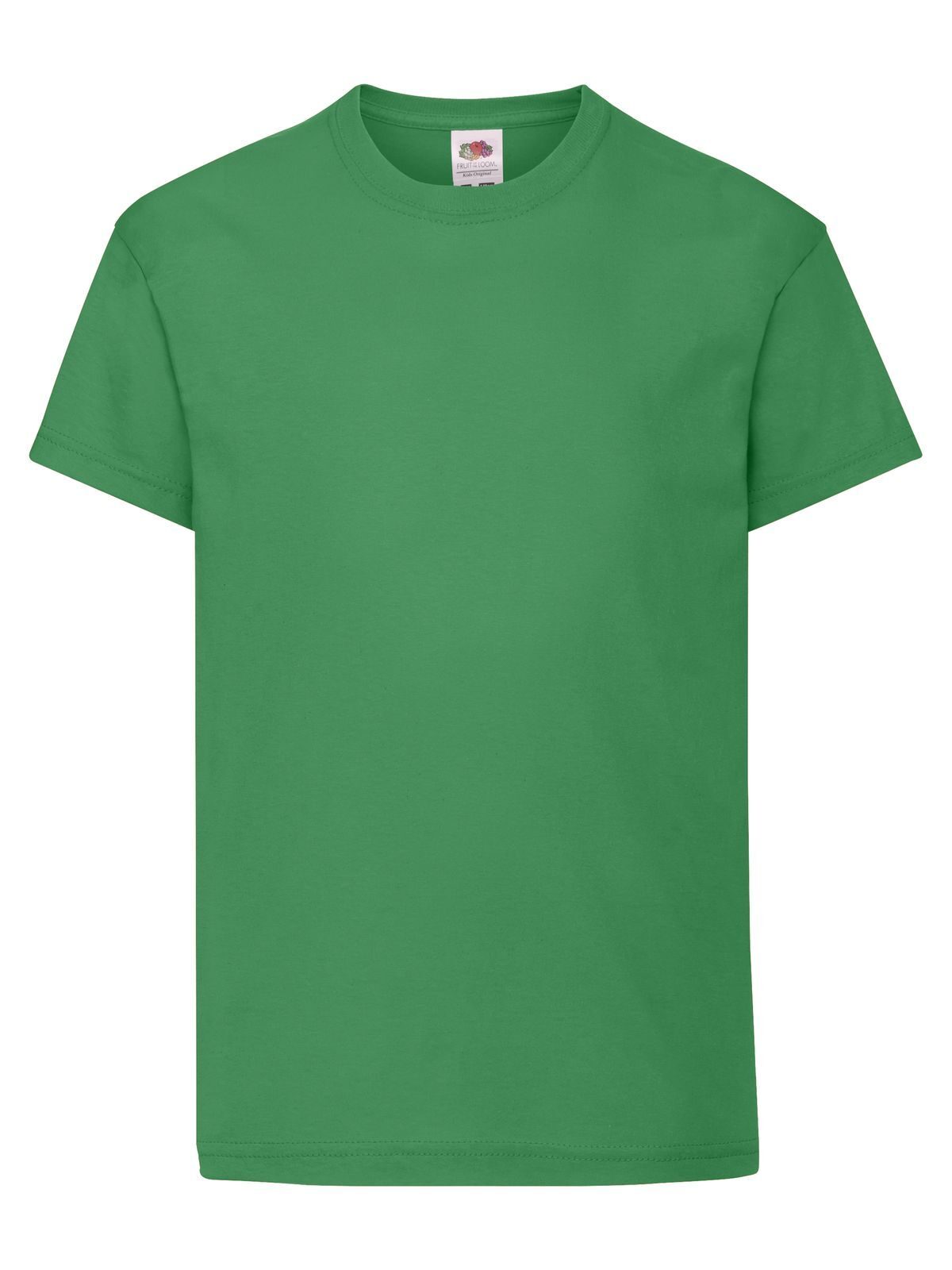 Original T Kinder T-Shirt – Fruit of the Loom – Farbe Kellygrün – individuell veredelbar