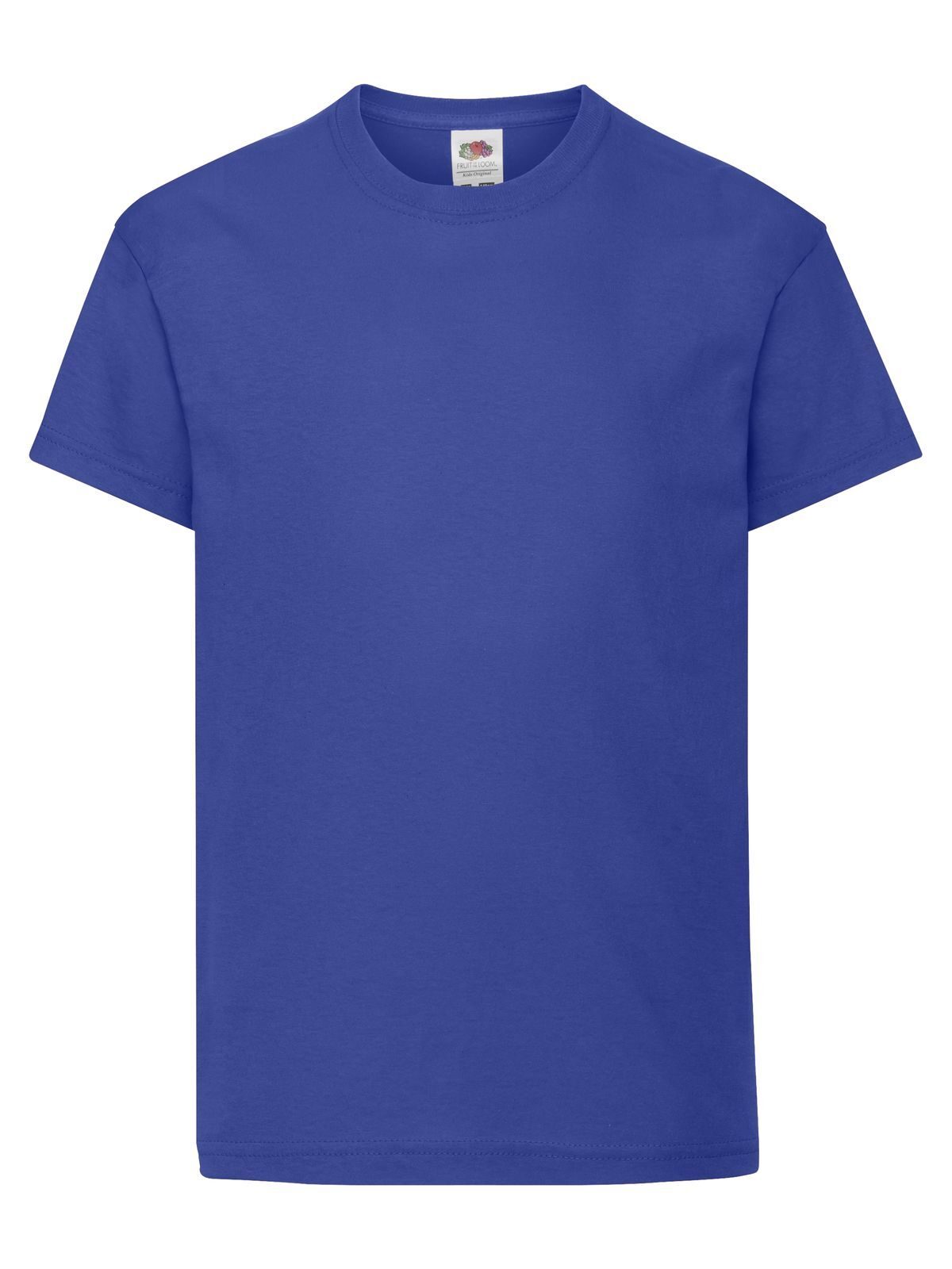 Original T Kinder T-Shirt – Fruit of the Loom – Farbe Royalblau – individuell veredelbar