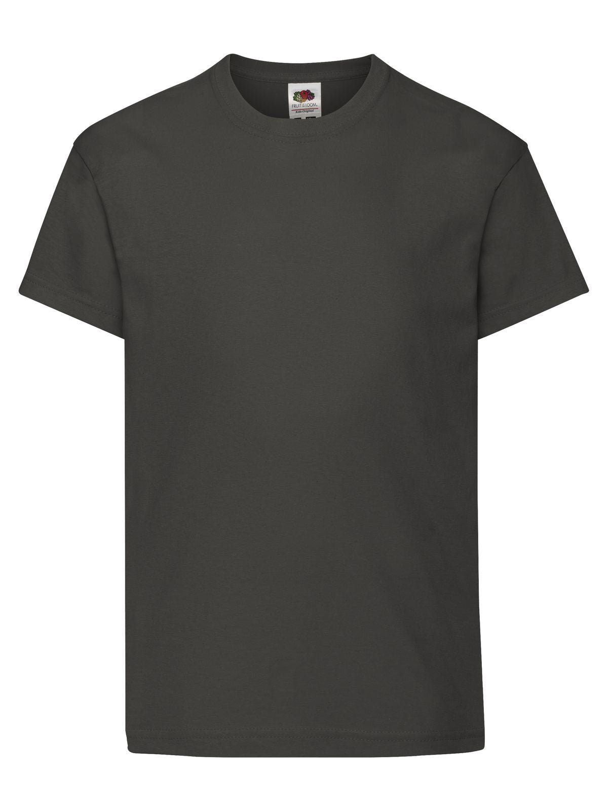 Original T Kinder T-Shirt – Fruit of the Loom – Farbe light graphite – individuell veredelbar