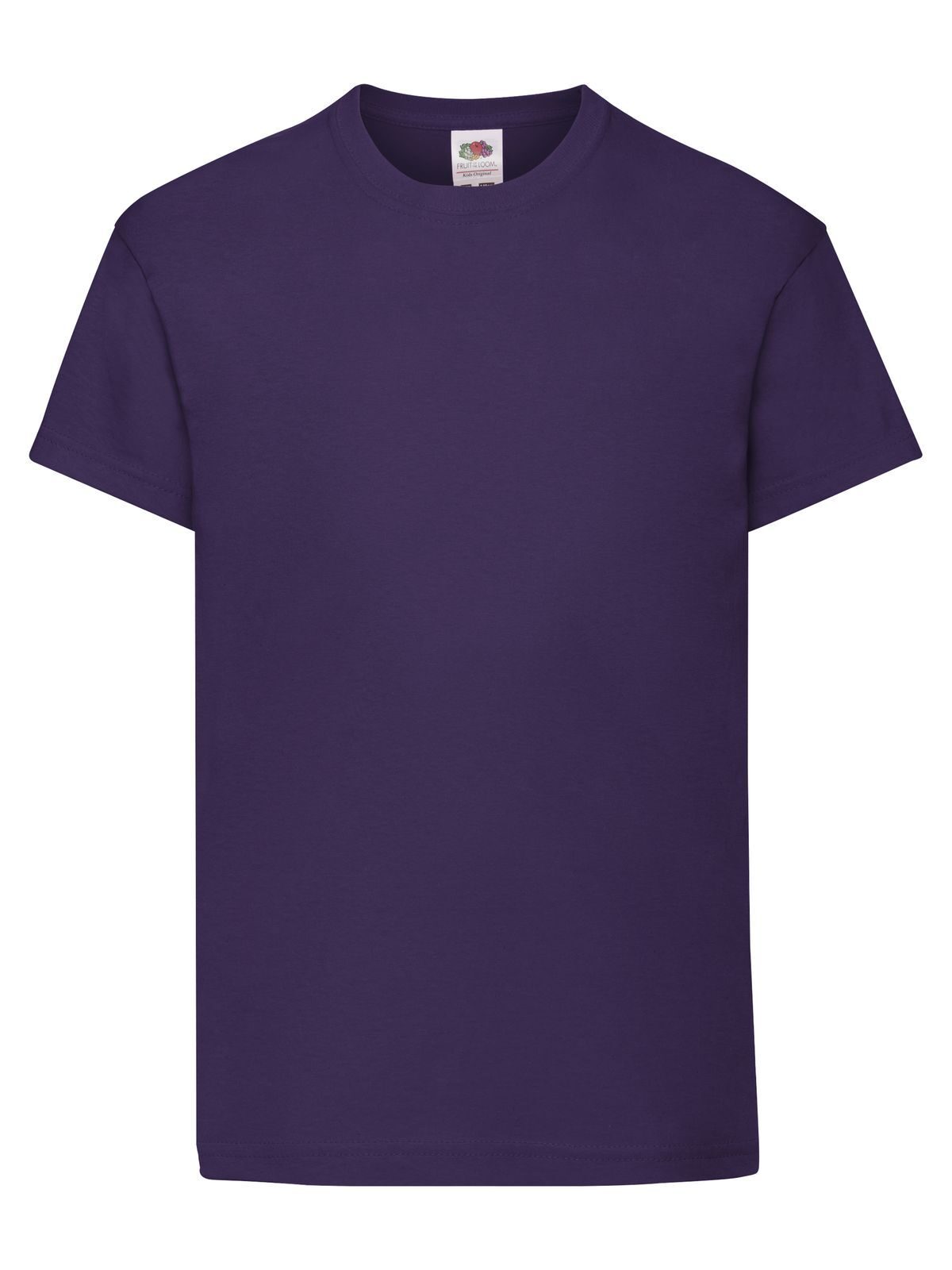 Original T Kinder T-Shirt – Fruit of the Loom – Farbe Lila – individuell veredelbar