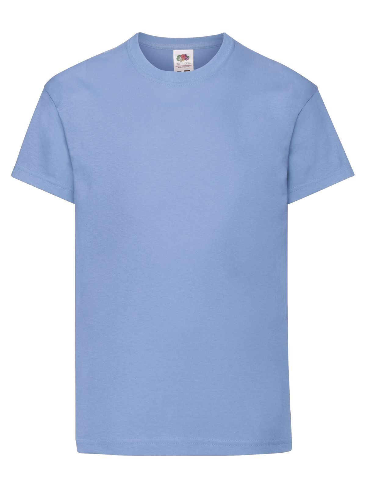 Original T Kinder T-Shirt – Fruit of the Loom – Farbe Hellblau – individuell veredelbar