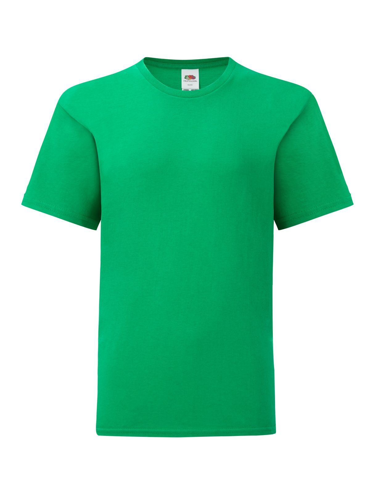 Iconic 150 T Kinder T-Shirt – Fruit of the Loom – Farbe Kellygrün – individuell veredelbar