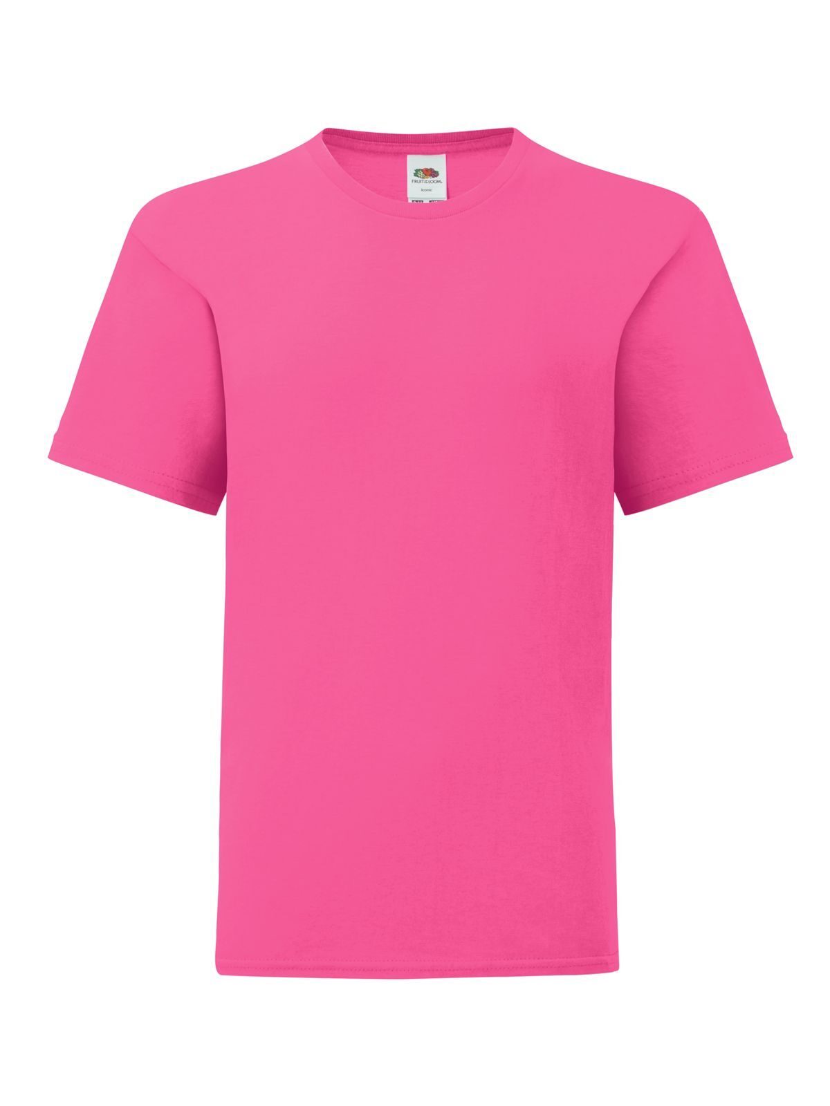Iconic 150 T Kinder T-Shirt – Fruit of the Loom – Farbe Fuchsia – individuell veredelbar