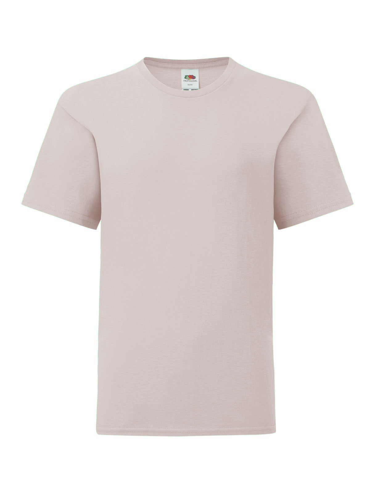 Iconic 150 T Kinder T-Shirt – Fruit of the Loom – Farbe powder rose – individuell veredelbar