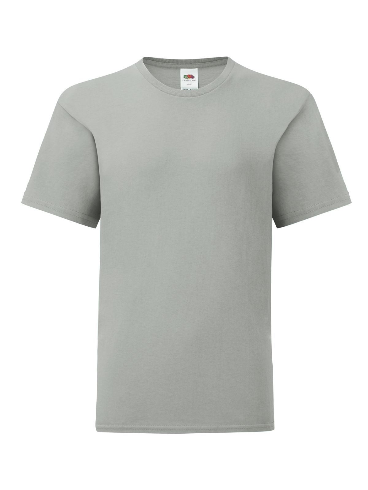 Iconic 150 T Kinder T-Shirt – Fruit of the Loom – Farbe zinc – individuell veredelbar