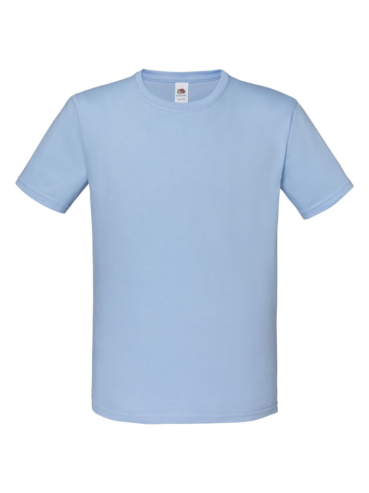 Iconic 150 T Kinder T-Shirt – Fruit of the Loom – Farbe Hellblau – individuell veredelbar