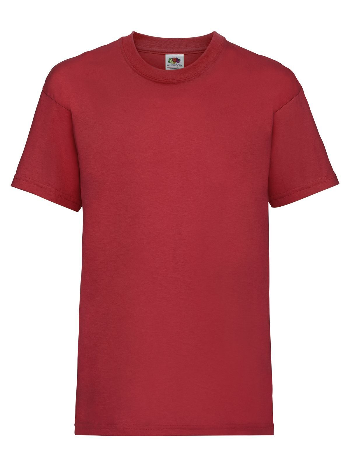 Valueweight T Kinder T-Shirt – Fruit of the Loom – Farbe Rot – individuell veredelbar