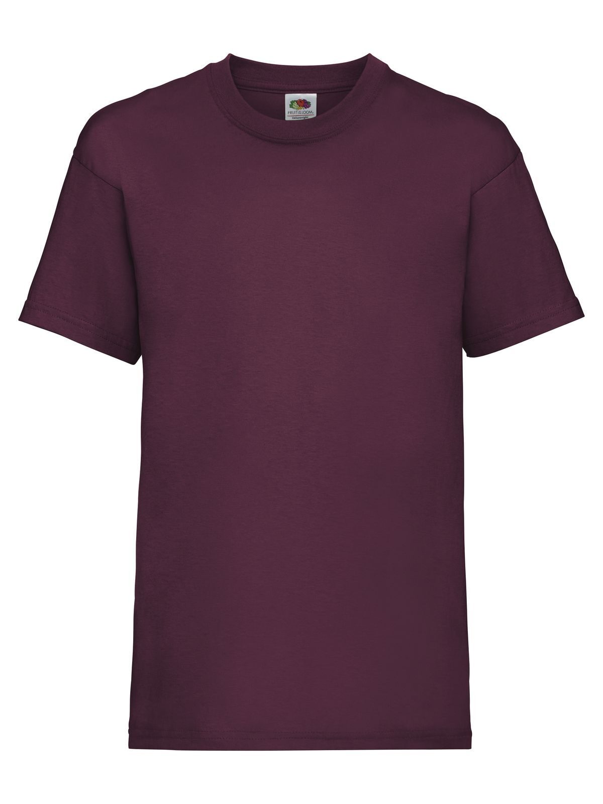 Valueweight T Kinder T-Shirt – Fruit of the Loom – Farbe Burgundy – individuell veredelbar