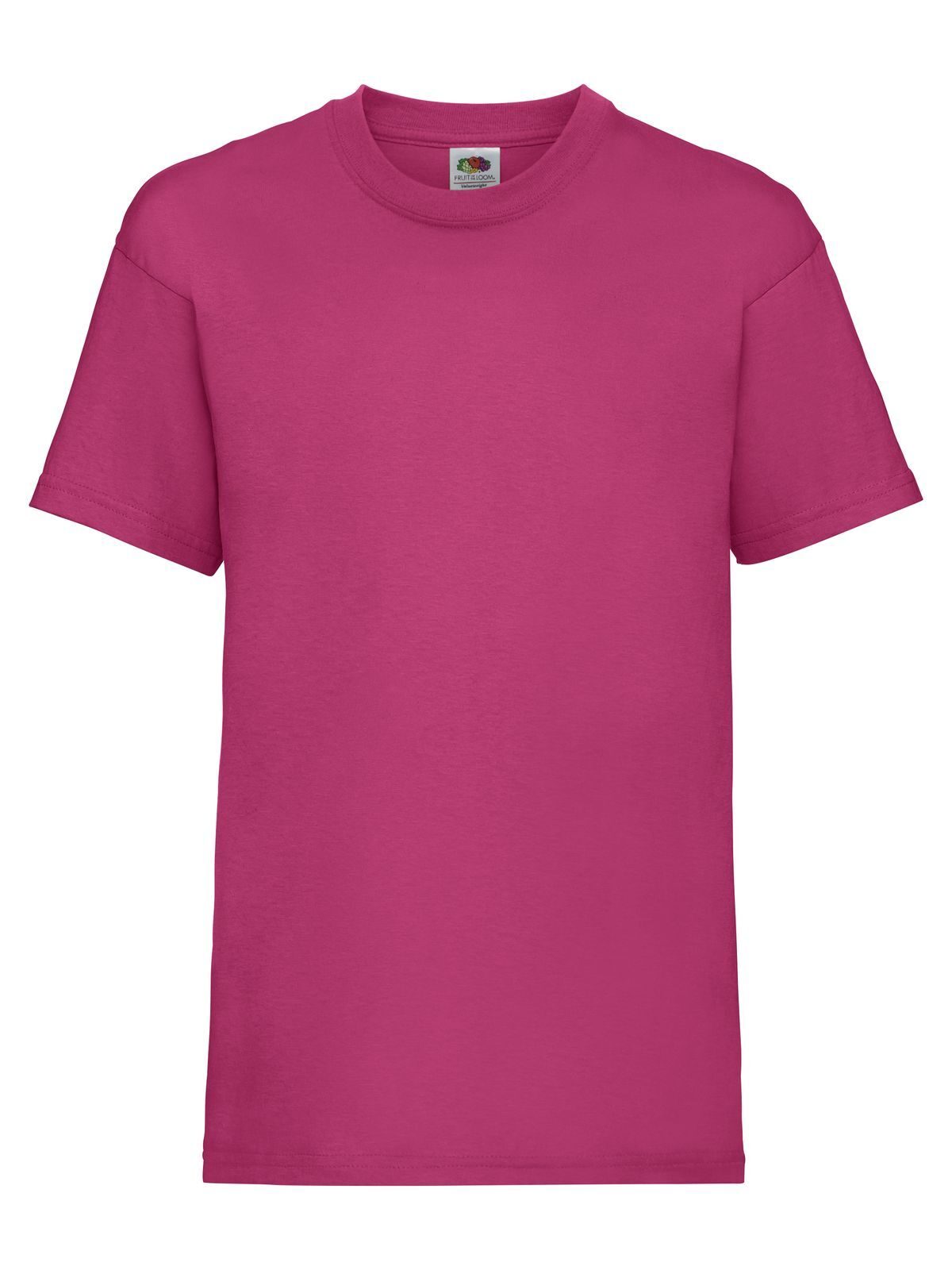 Valueweight T Kinder T-Shirt – Fruit of the Loom – Farbe Fuchsia – individuell veredelbar