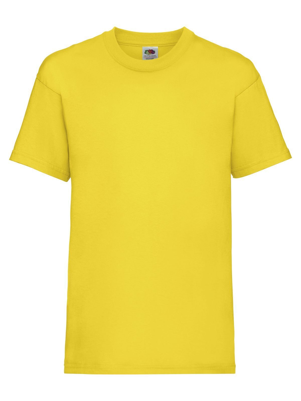 Valueweight T Kinder T-Shirt – Fruit of the Loom – Farbe Gelb – individuell veredelbar