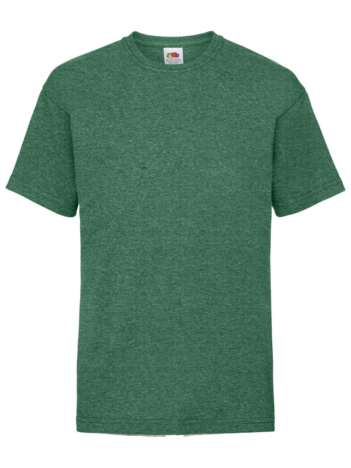 Valueweight T Kinder T-Shirt – Fruit of the Loom – Farbe retro heather green – individuell veredelbar