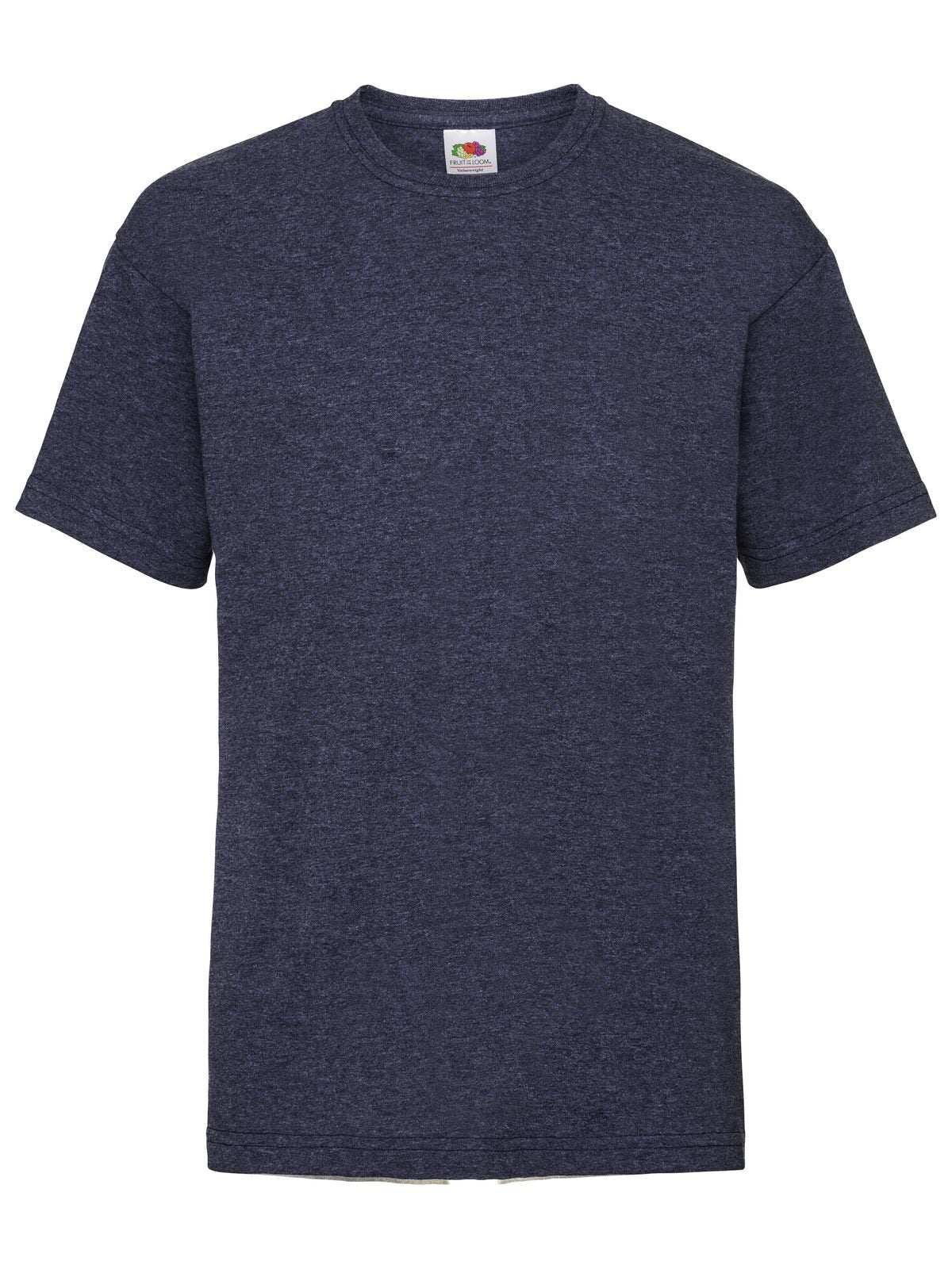 Valueweight T Kinder T-Shirt – Fruit of the Loom – Farbe vintage heather navy – individuell veredelbar