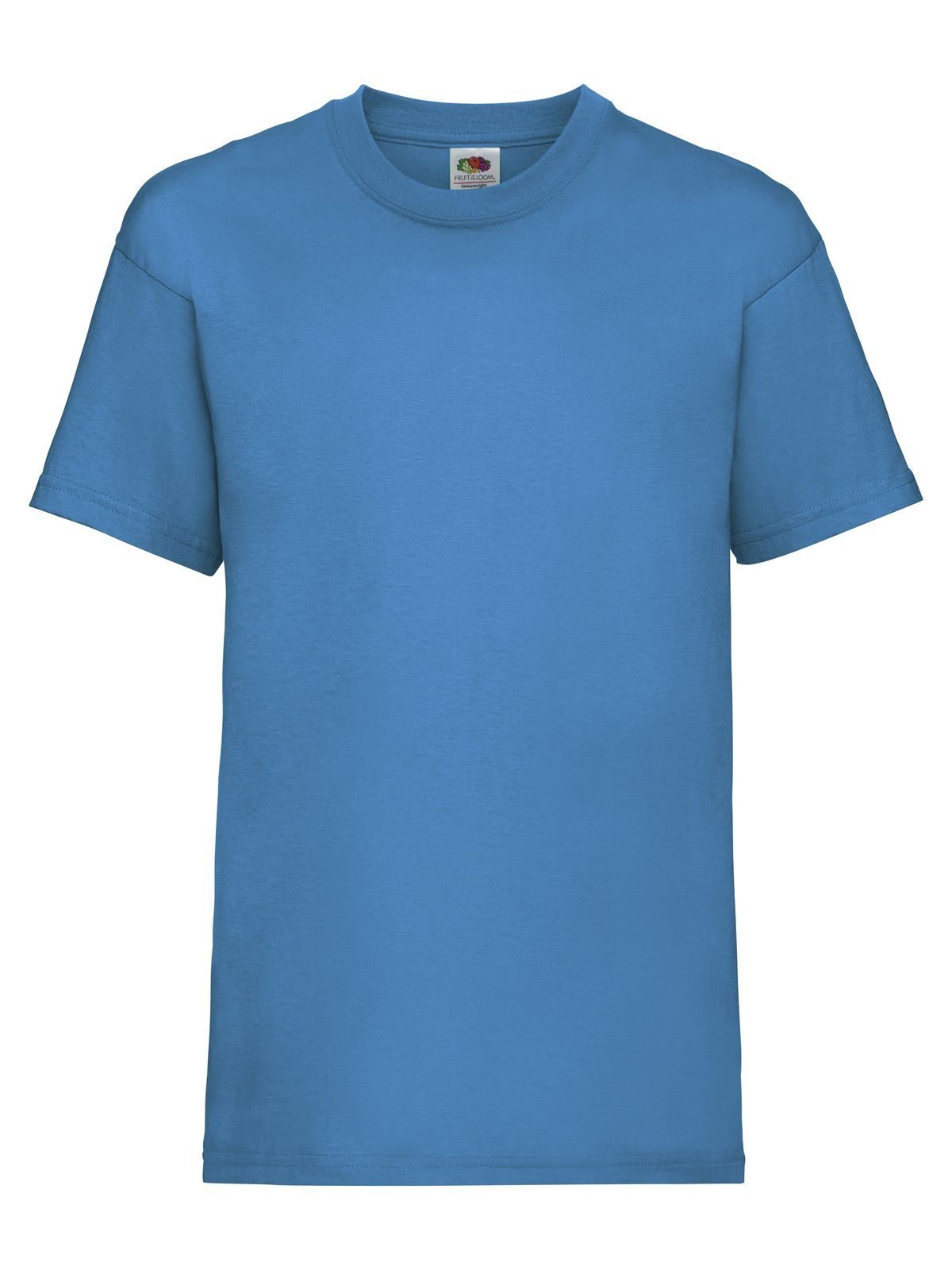 Valueweight T Kinder T-Shirt – Fruit of the Loom – Farbe azure blue – individuell veredelbar