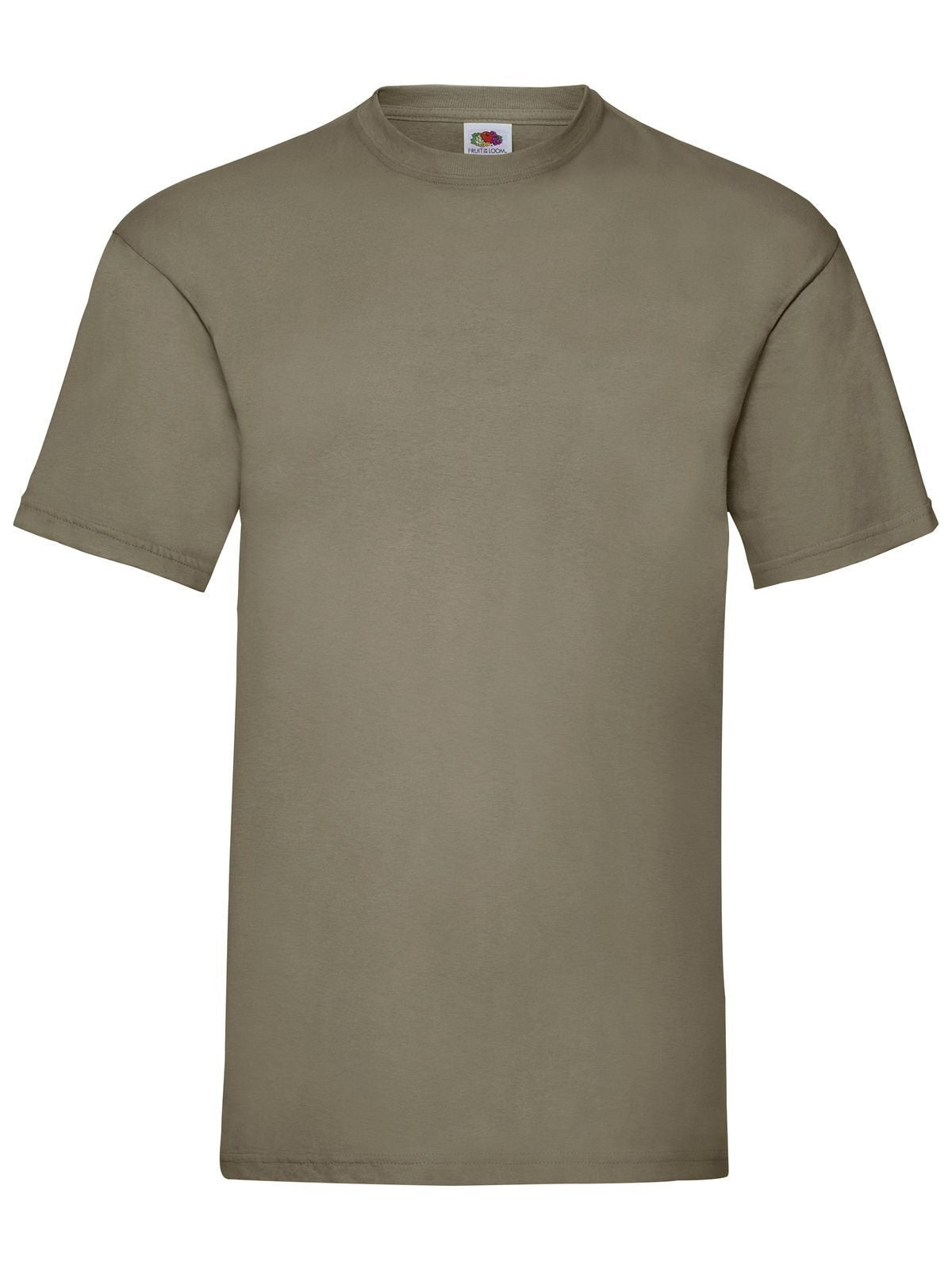Valueweight T T-Shirt – Fruit of the Loom – Farbe Khaki – individuell veredelbar
