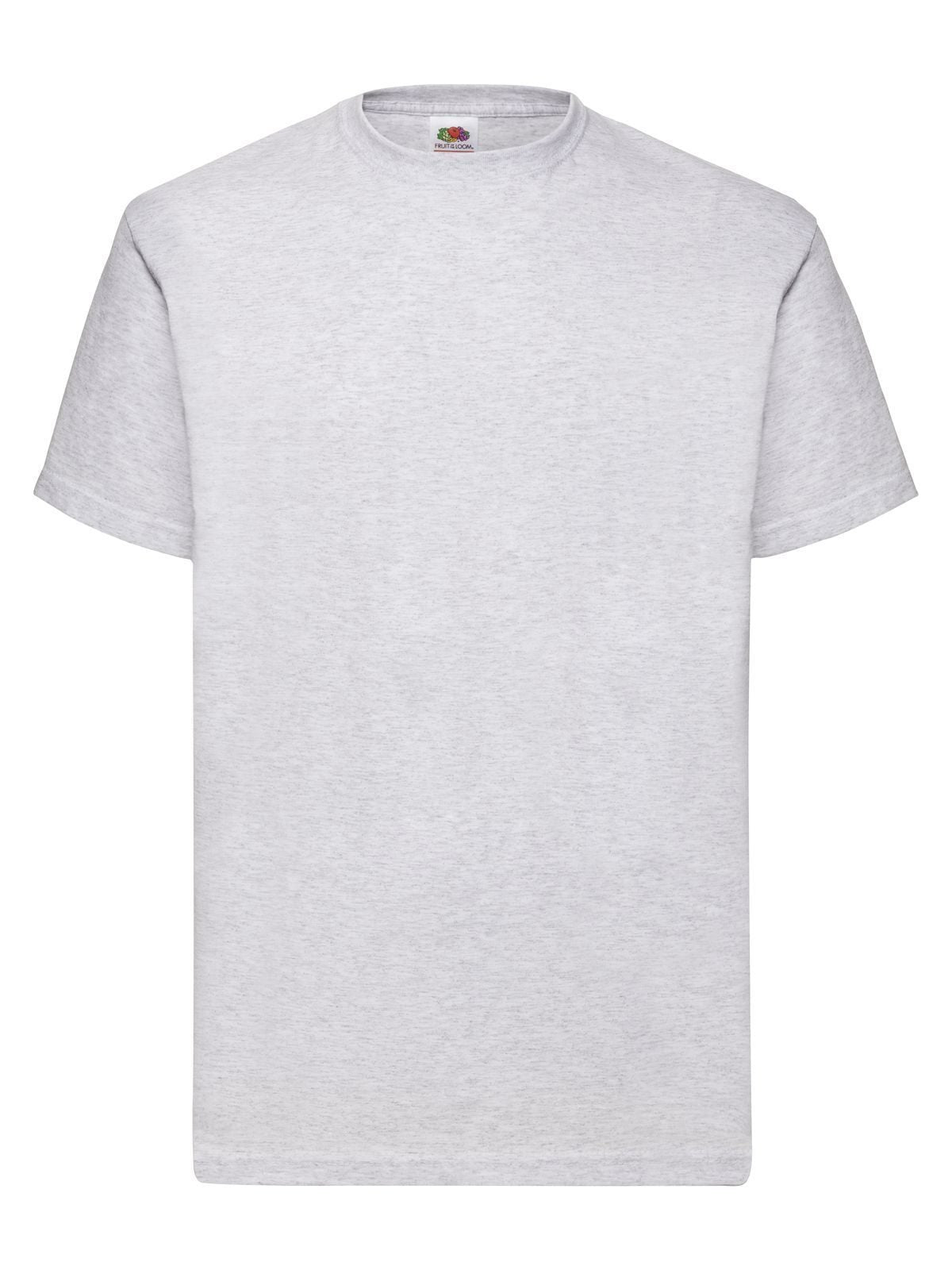Valueweight T T-Shirt – Fruit of the Loom – Farbe ash – individuell veredelbar