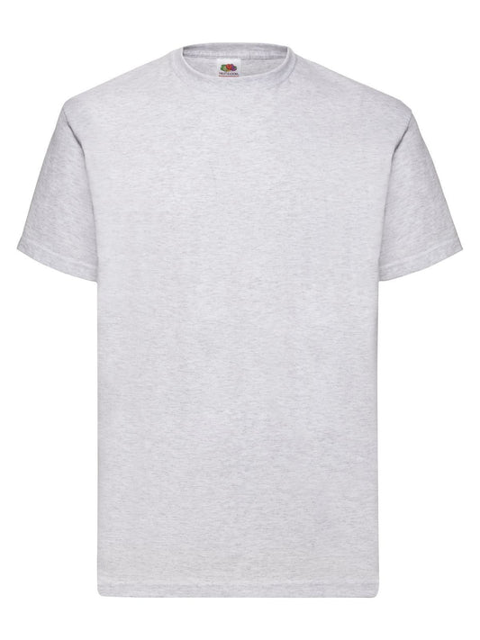 Valueweight T T-Shirt – Fruit of the Loom – Farbe ash – individuell veredelbar