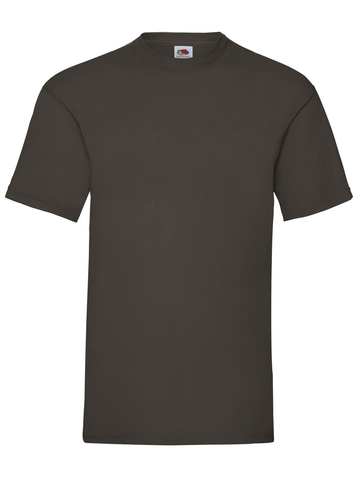 Valueweight T T-Shirt – Fruit of the Loom – Farbe Schokolade – individuell veredelbar