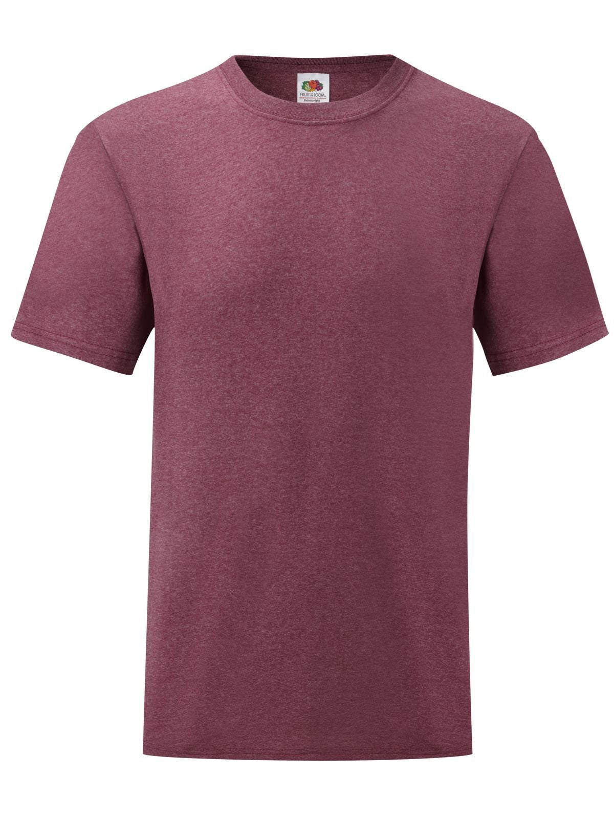 Valueweight T T-Shirt – Fruit of the Loom – Farbe heather burgundy – individuell veredelbar