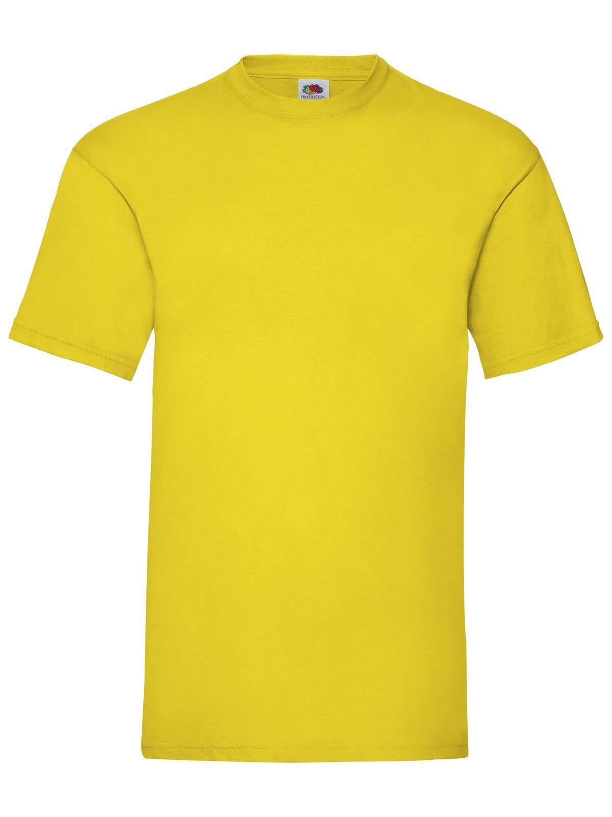 Valueweight T T-Shirt – Fruit of the Loom – Farbe Gelb – individuell veredelbar