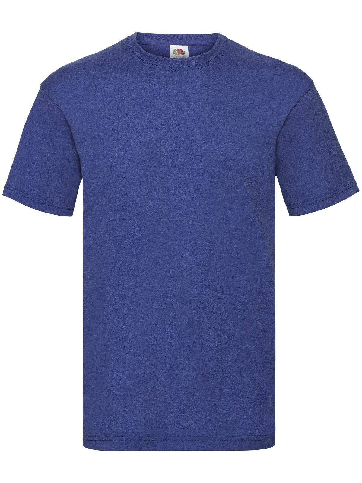 Valueweight T T-Shirt – Fruit of the Loom – Farbe retro heather royal – individuell veredelbar