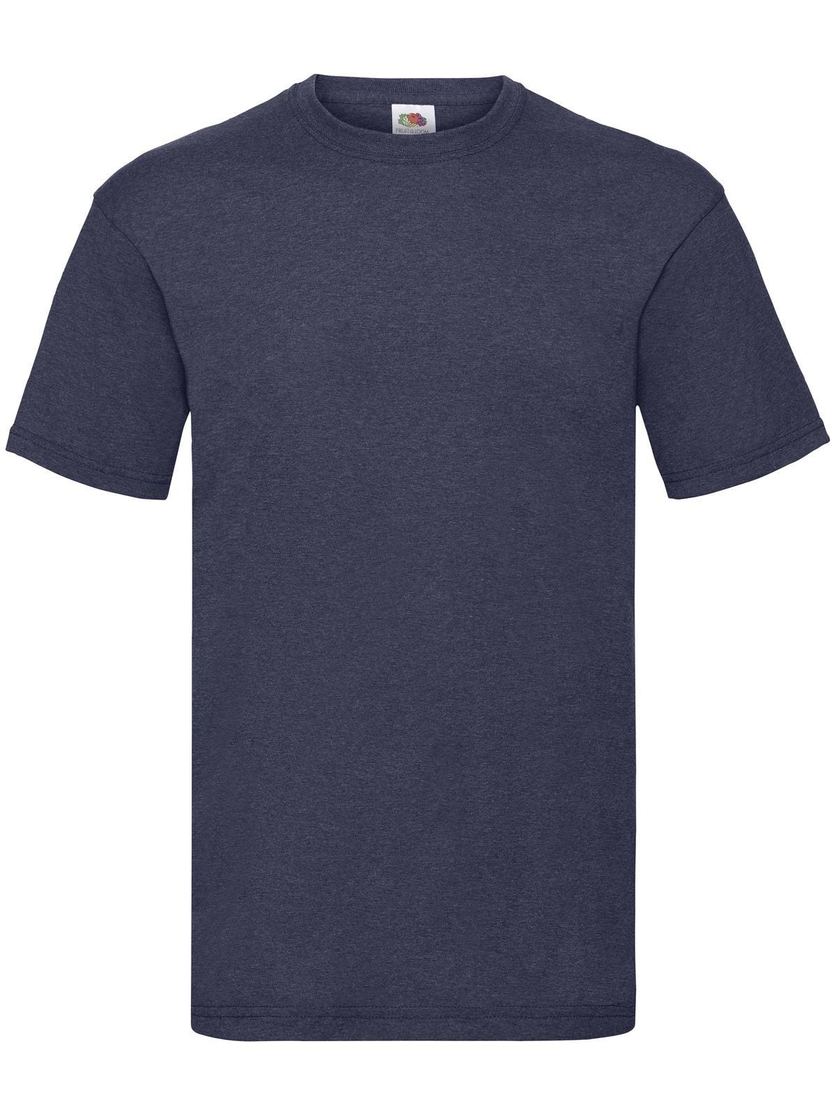 Valueweight T T-Shirt – Fruit of the Loom – Farbe vintage heather navy – individuell veredelbar