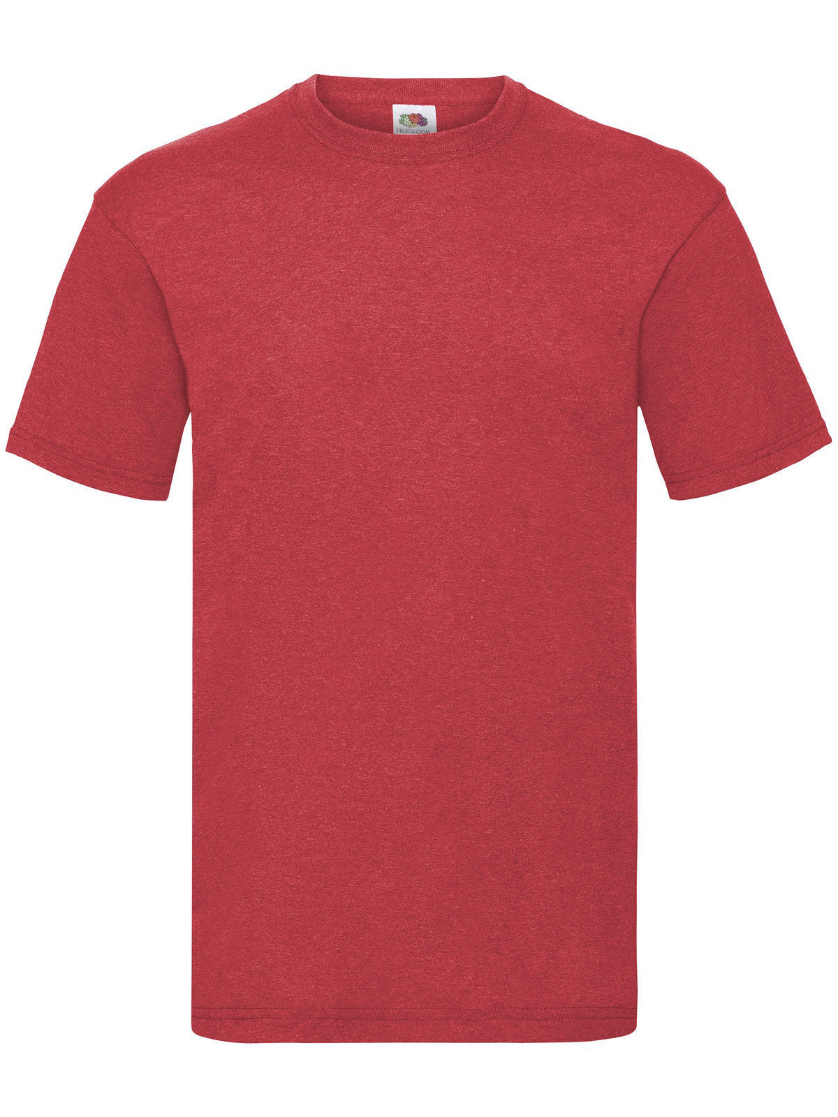 Valueweight T T-Shirt – Fruit of the Loom – Farbe vintage heather red – individuell veredelbar