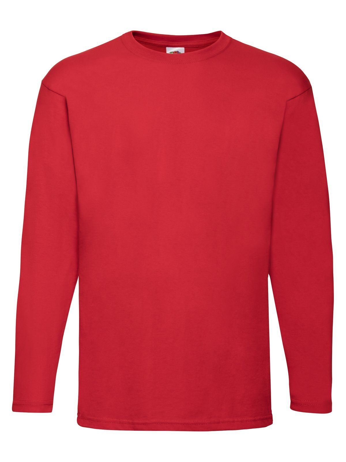 Valueweight Long Sleeve T T-Shirt – Fruit of the Loom – Farbe Rot – individuell veredelbar