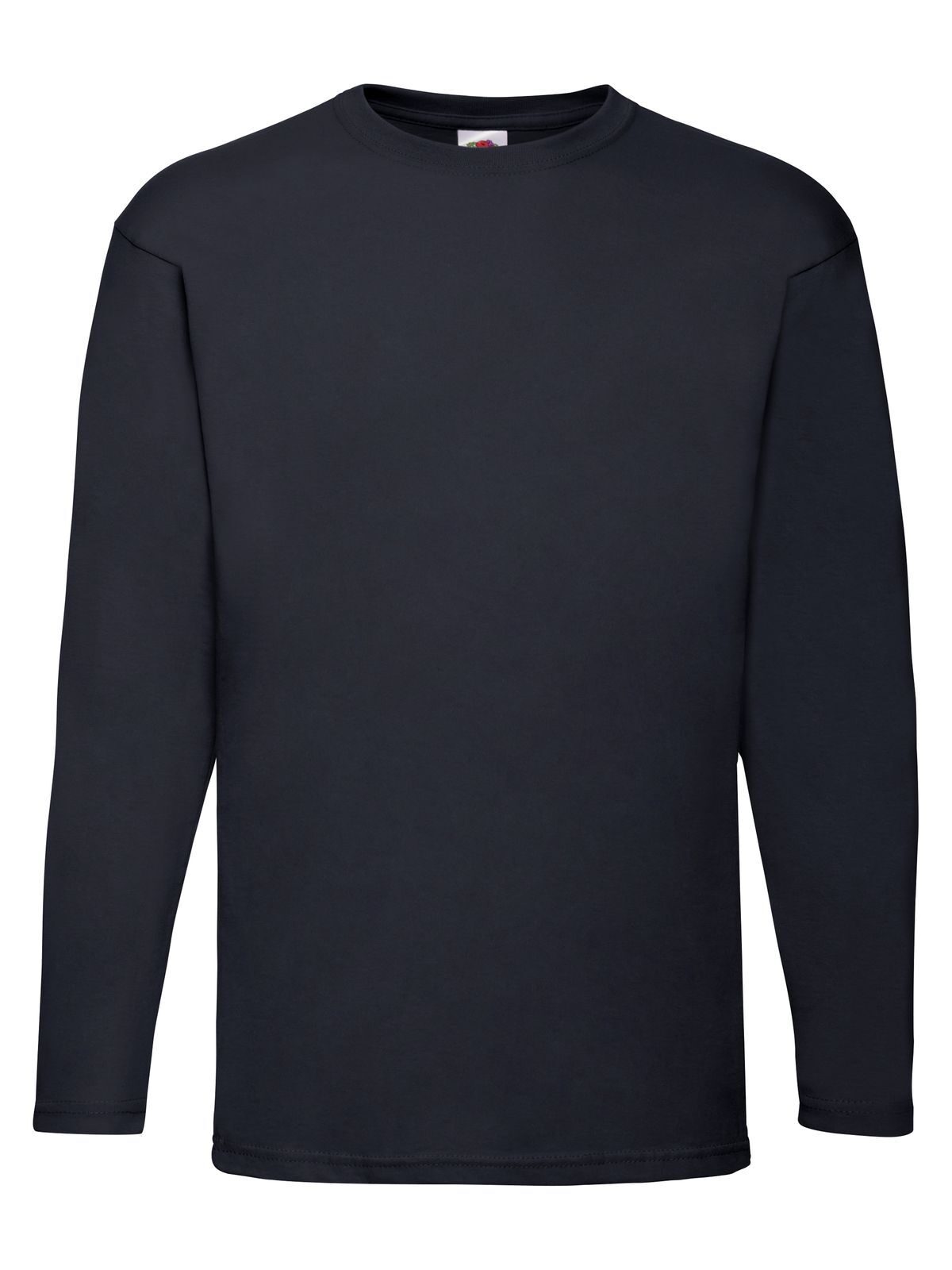 Valueweight Long Sleeve T T-Shirt – Fruit of the Loom – Farbe deep navy – individuell veredelbar