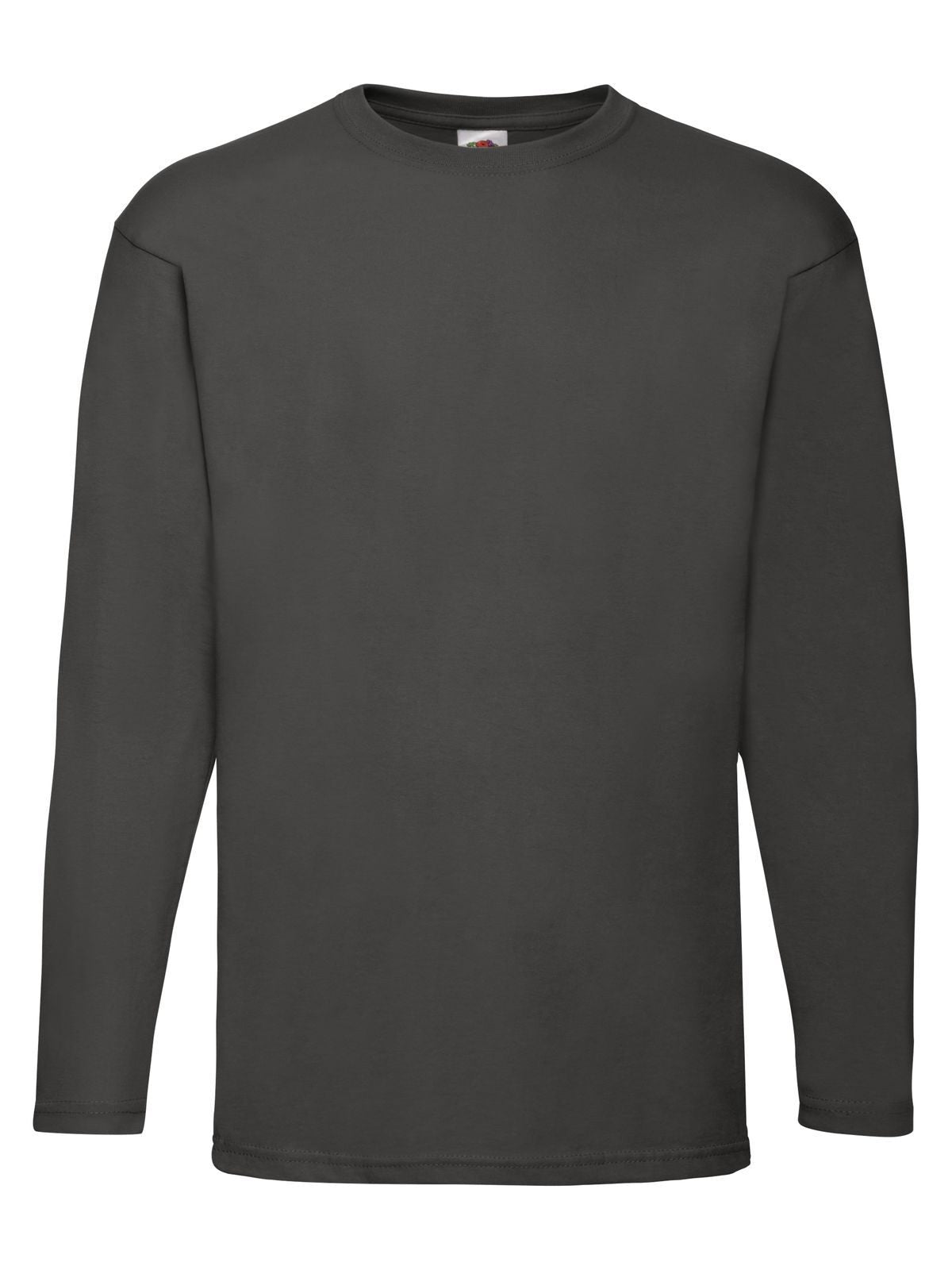 Valueweight Long Sleeve T T-Shirt – Fruit of the Loom – Farbe light graphite – individuell veredelbar