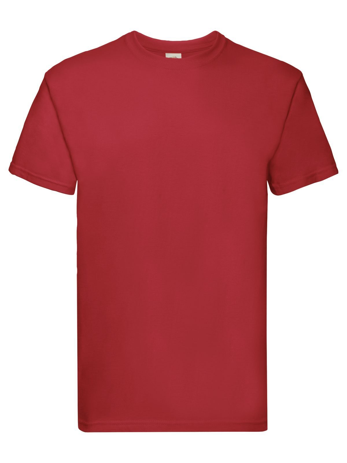 Super Premium T T-Shirt – Fruit of the Loom – Farbe Rot – individuell veredelbar