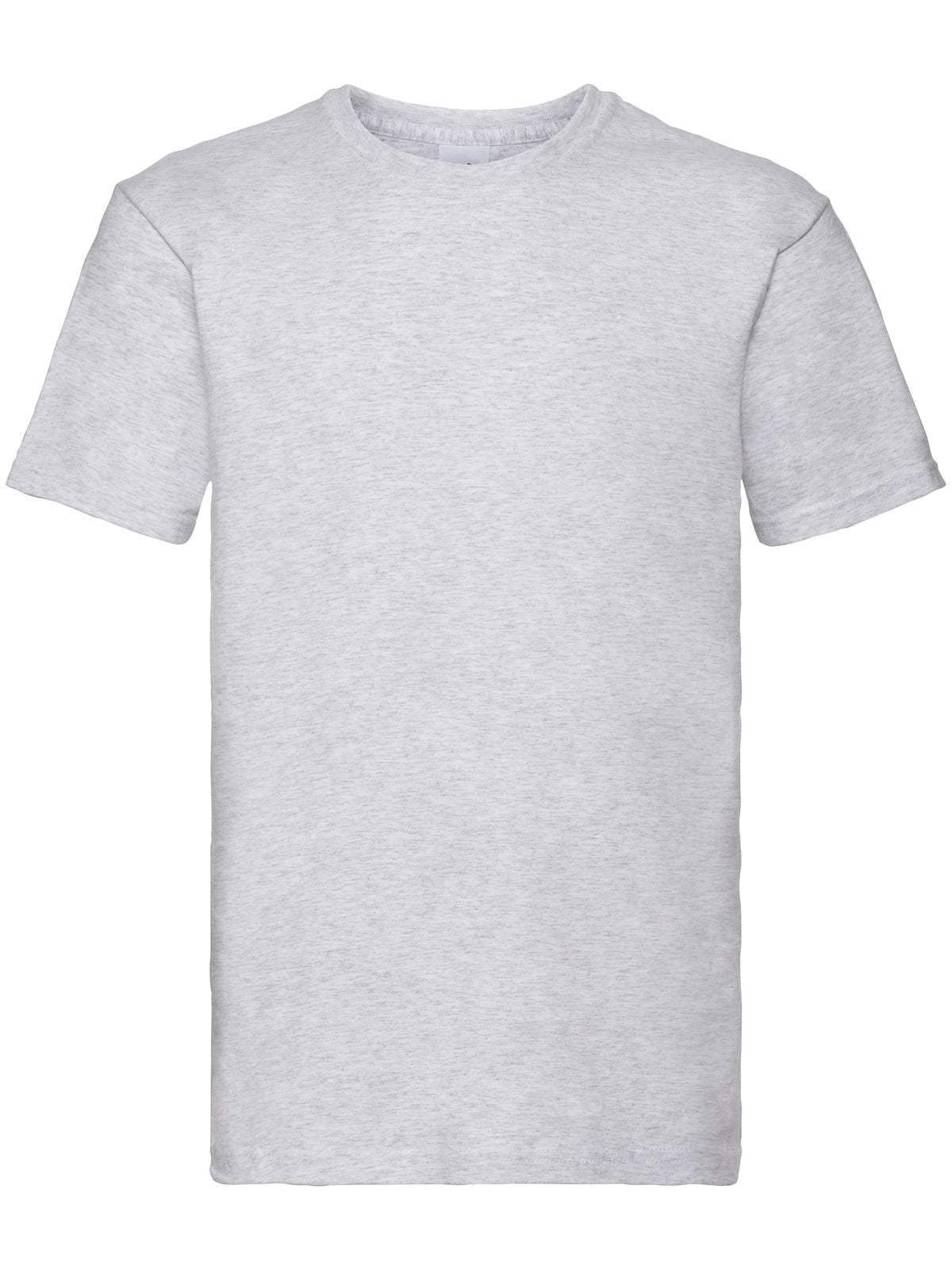 Super Premium T T-Shirt – Fruit of the Loom – Farbe ash – individuell veredelbar