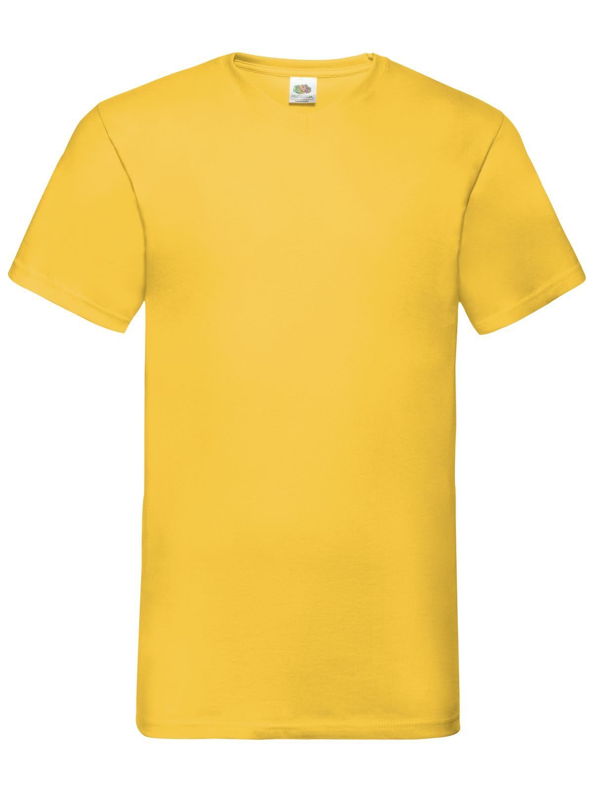 Valueweight V-Neck T T-Shirt – Fruit of the Loom – Farbe sunflower – individuell veredelbar